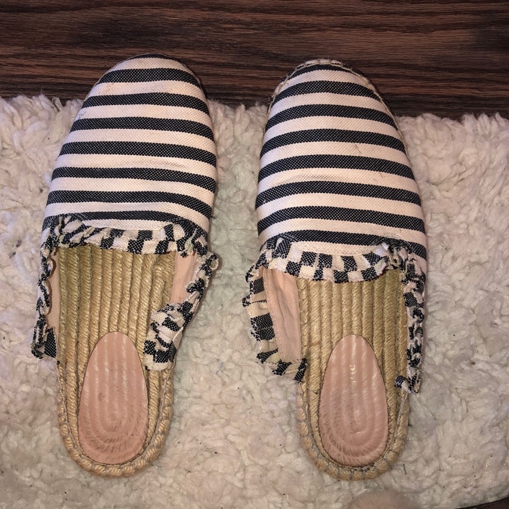 EUC Kate Spade espadrille slides